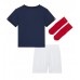 Cheap France Home Football Kit Children World Cup 2022 Short Sleeve (+ pants)